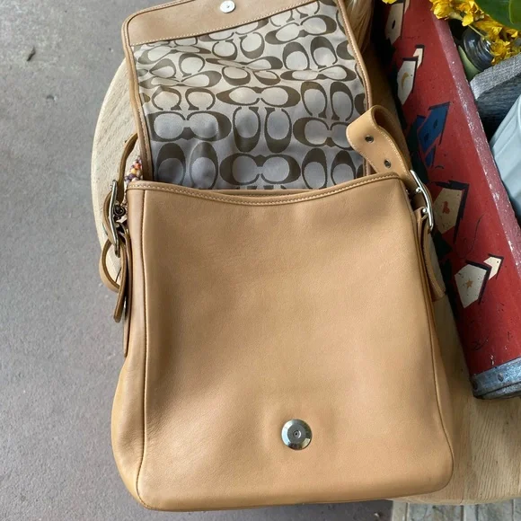 Coach Saddle Studio Flap Convertible Leather Bag - Picture 7 of 11